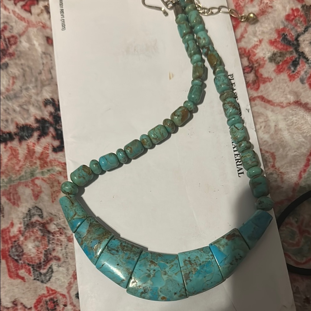 Turquoise Stone Necklace